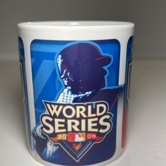 NY World Series 2009 official Major League Baseball Coffee Mug Yankees Beat P - Picture 6 of 6